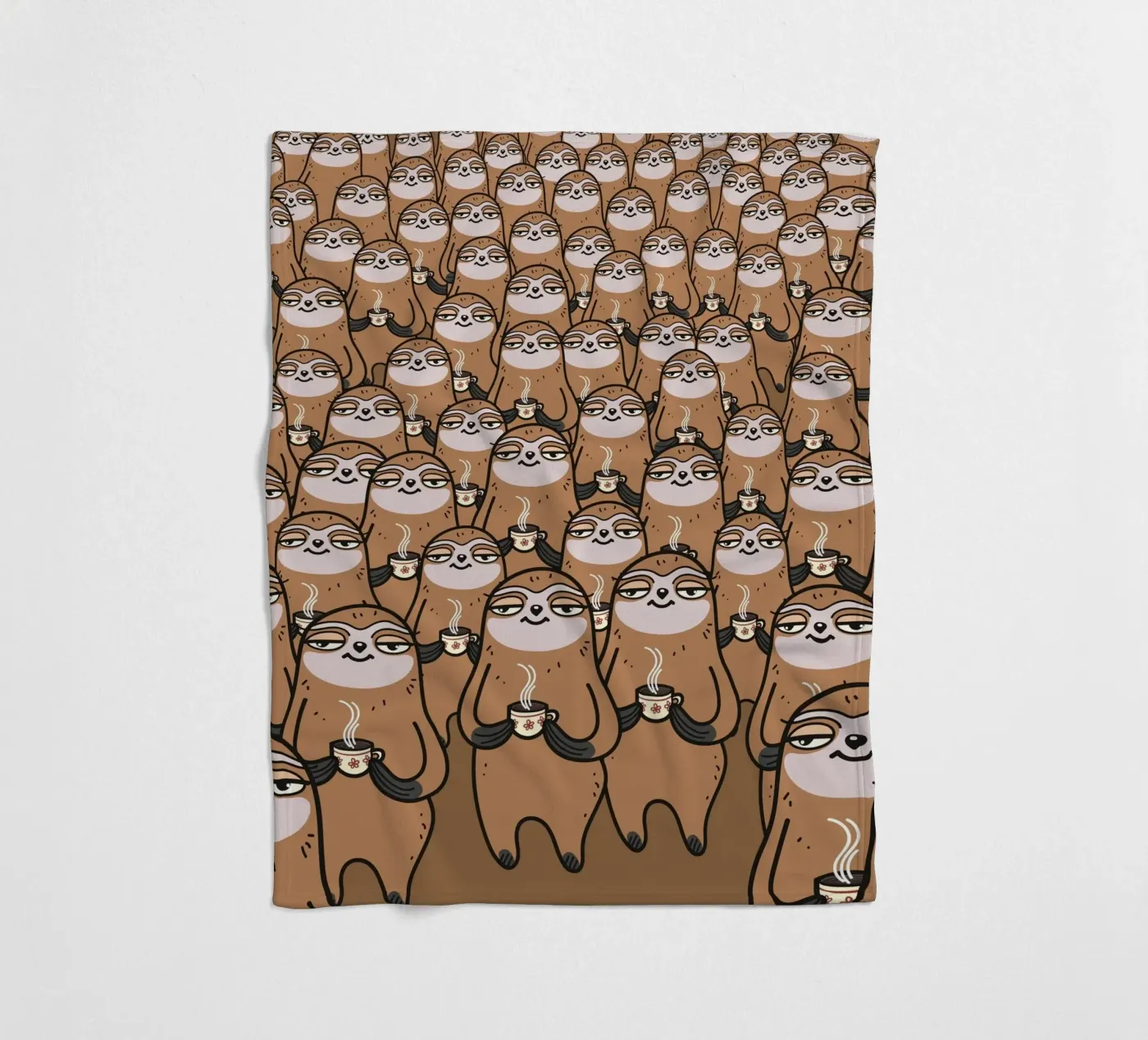 sloth-tastic! fleece blanket by 7115