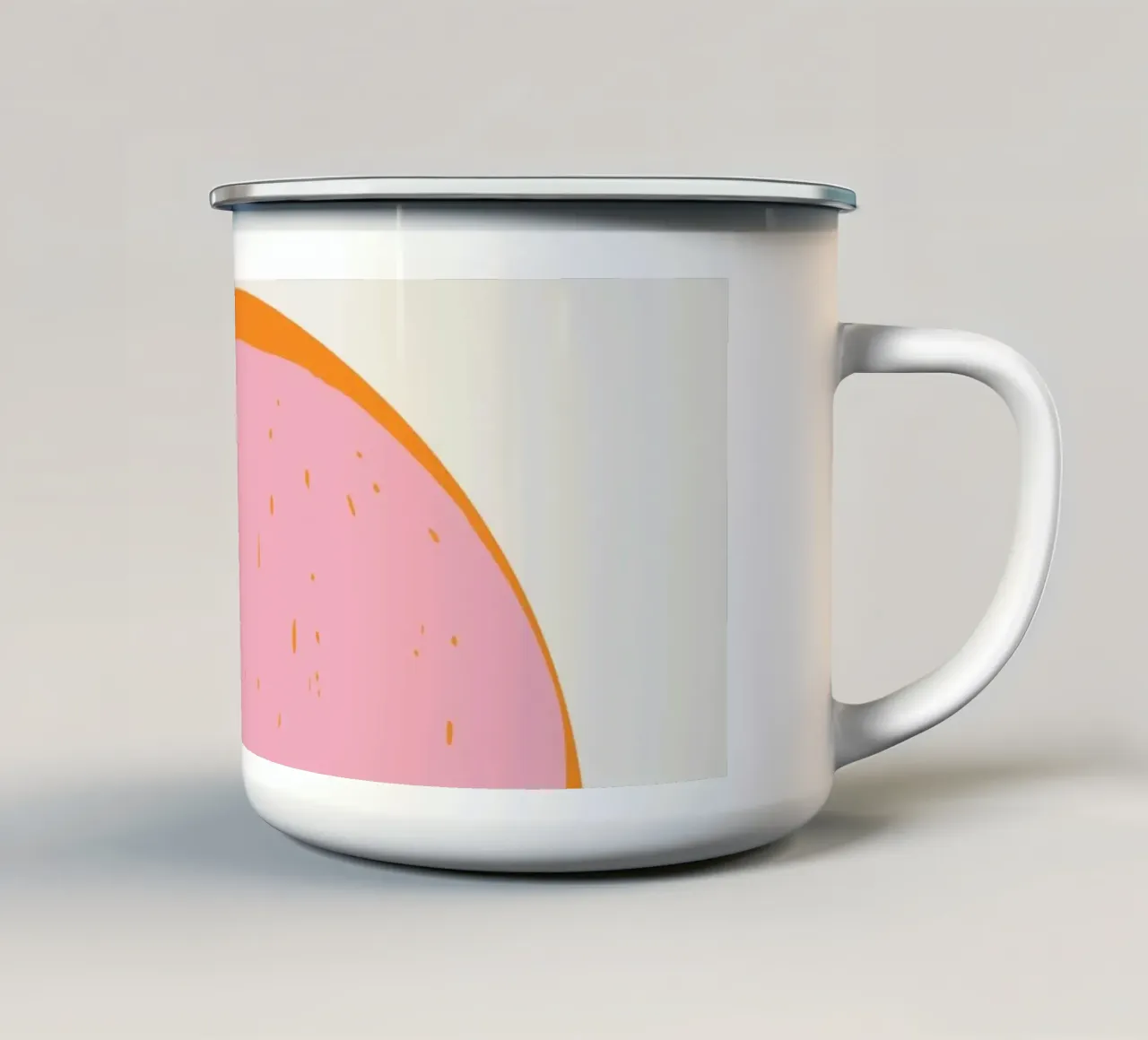 Sole tazza in smalto da Rose Beck Art