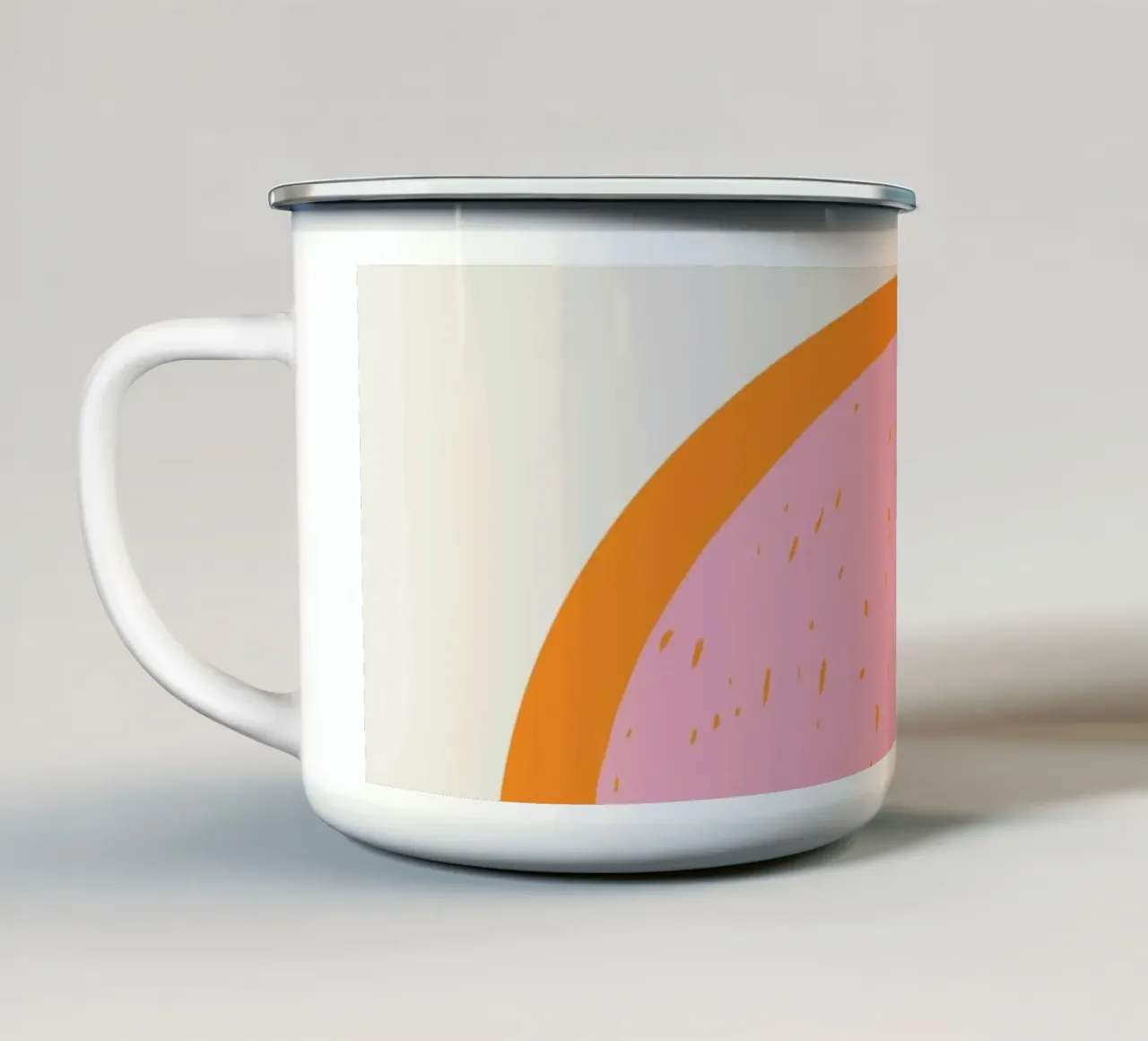Sole tazza in smalto da Rose Beck Art