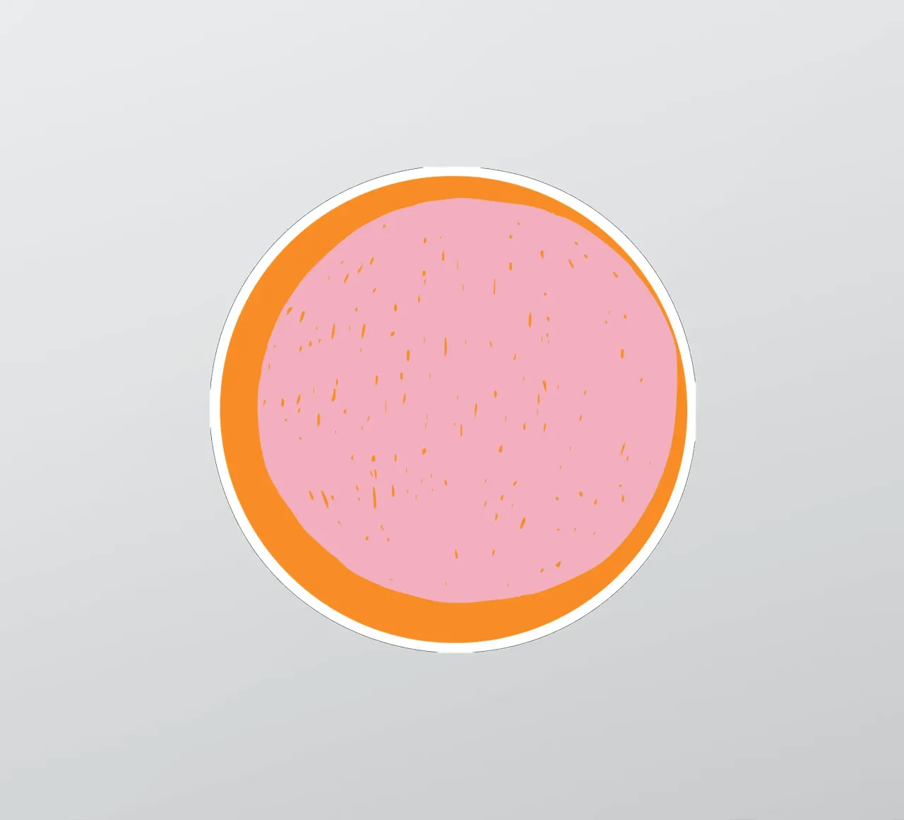 Sun sticker by Rose Beck Art