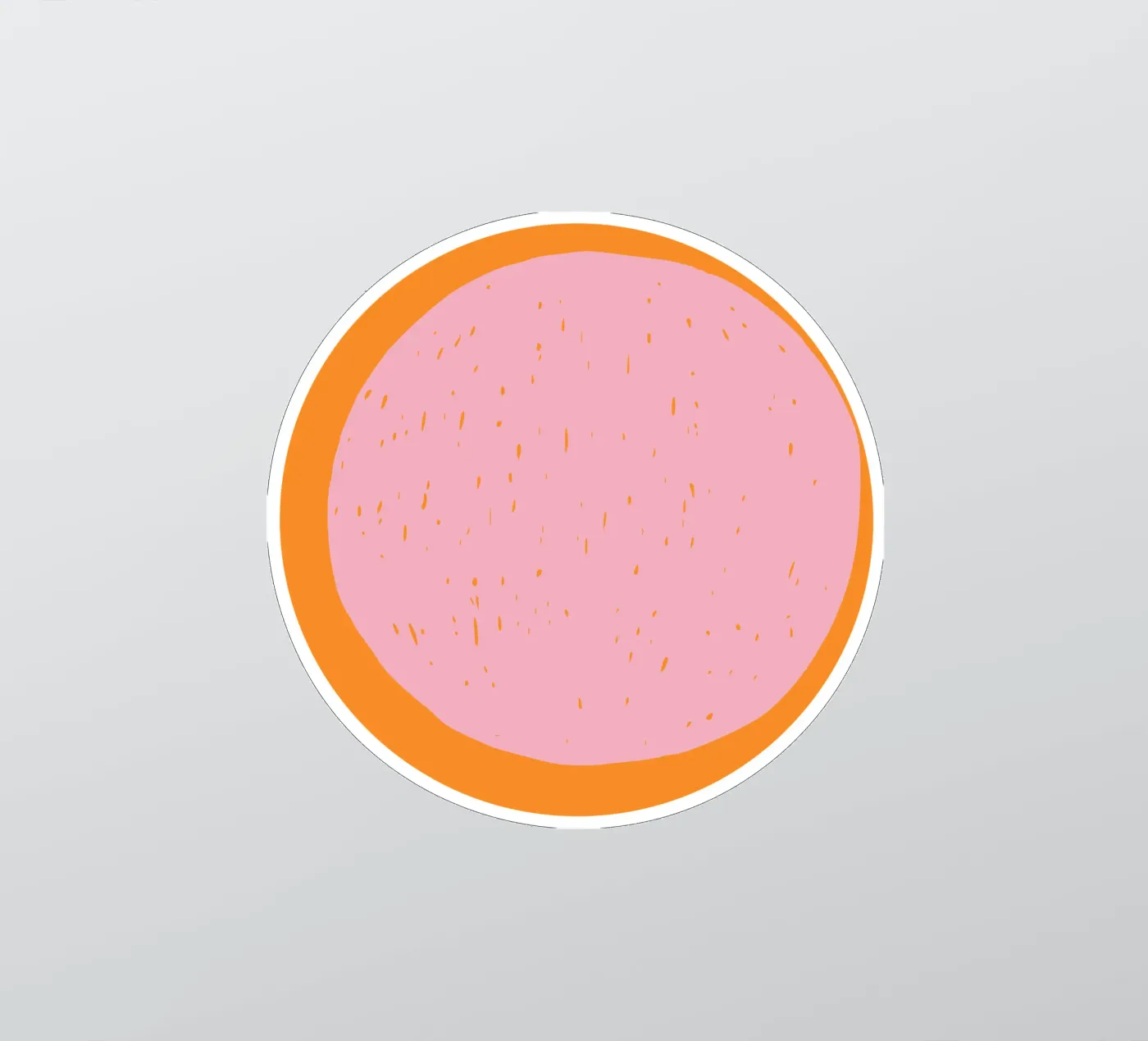 Sun sticker van Rose Beck Art