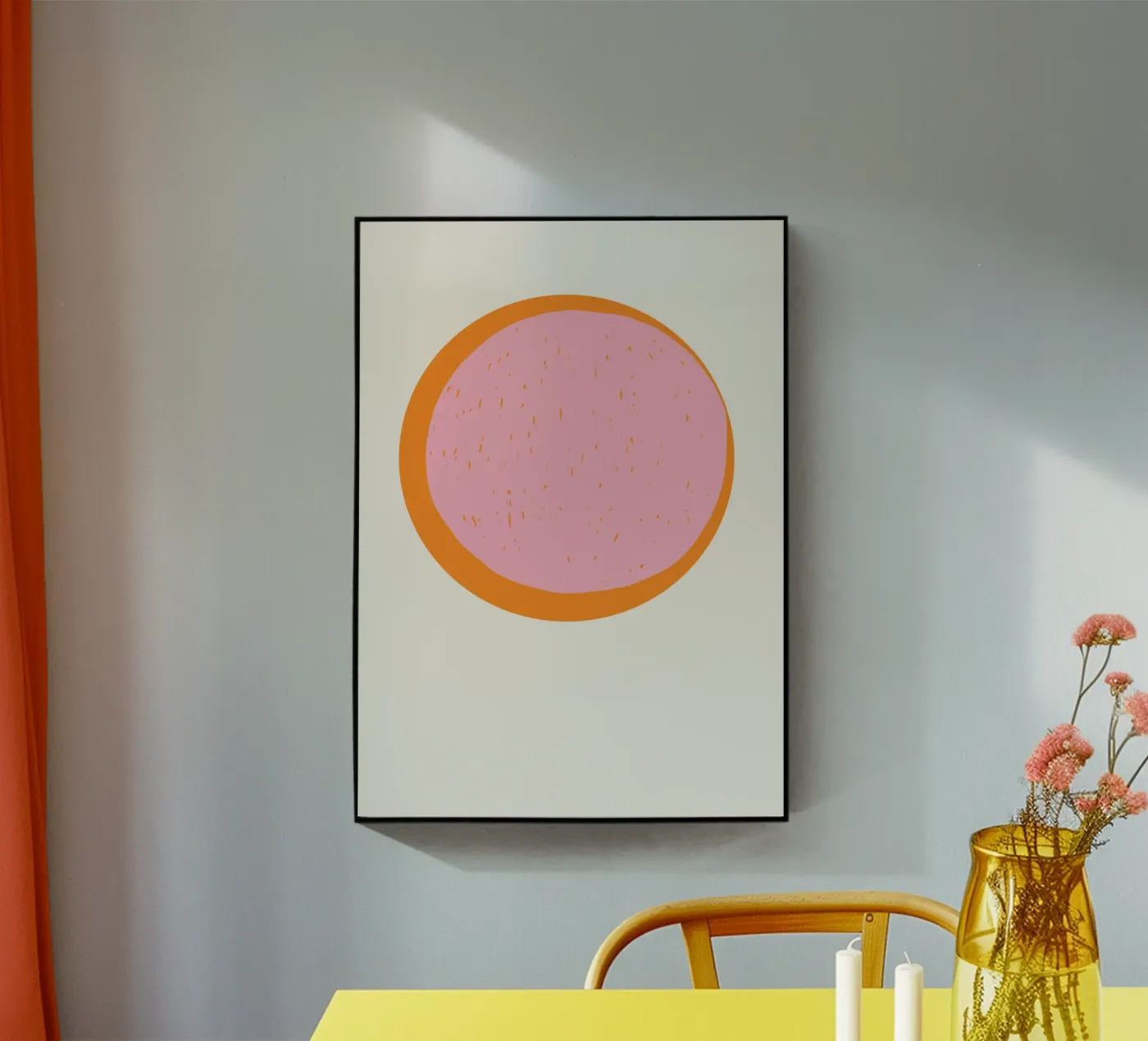 Sonne Acryl-Glas von Rose Beck Art