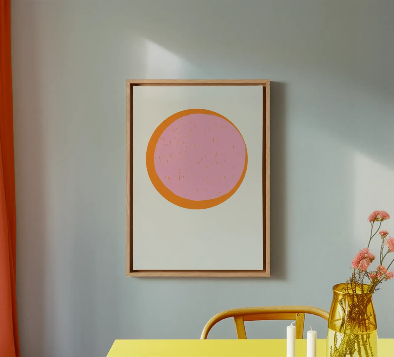 Sun canvas by Rose Beck Art