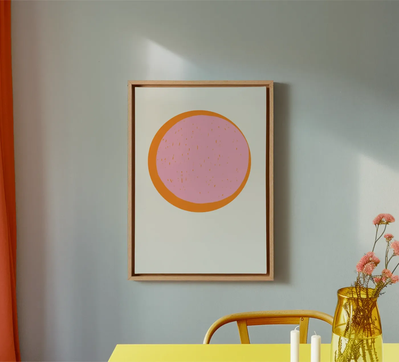 Sun canvas by Rose Beck Art