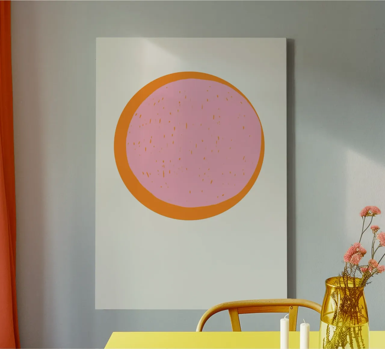 Sun canvas by Rose Beck Art