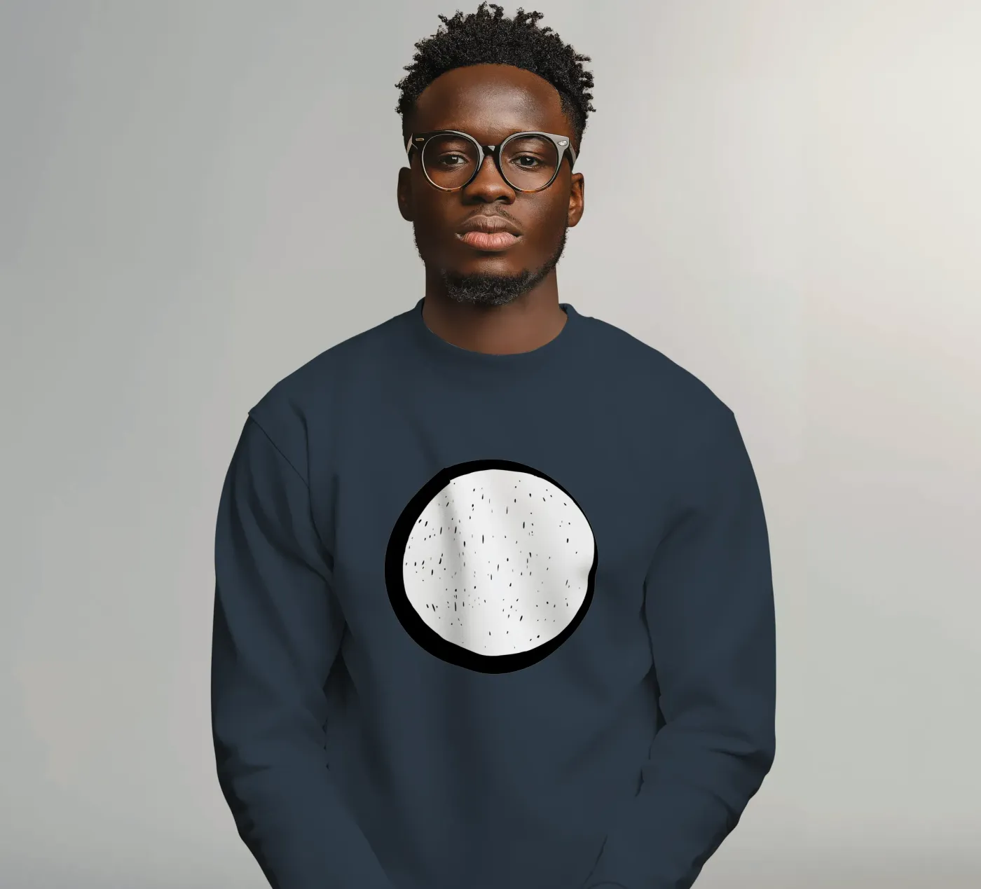 Maan sweatshirt van Rose Beck Art