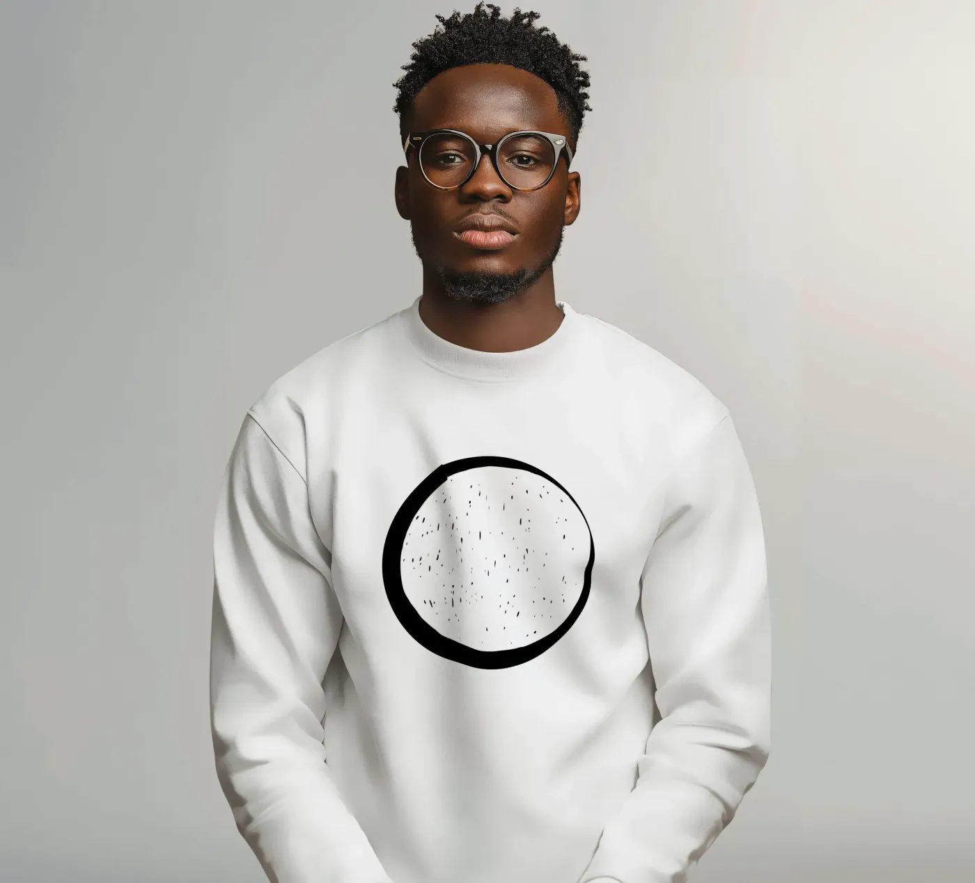 Maan sweatshirt van Rose Beck Art