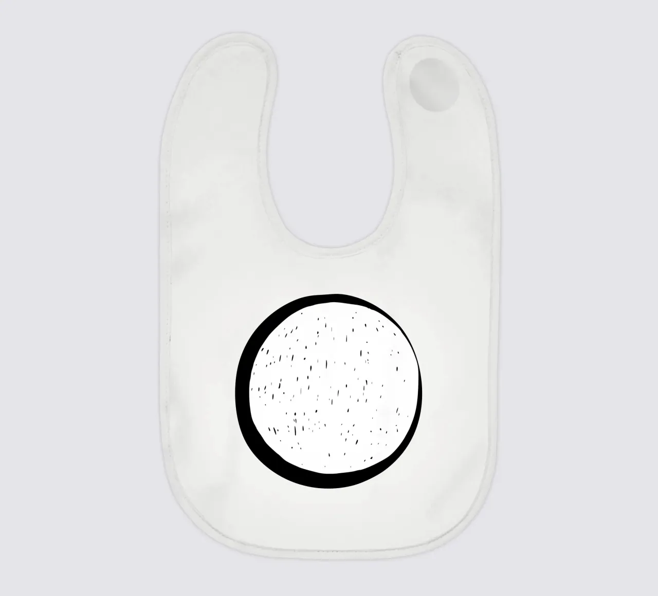 Mond Babylätzchen von Rose Beck Art