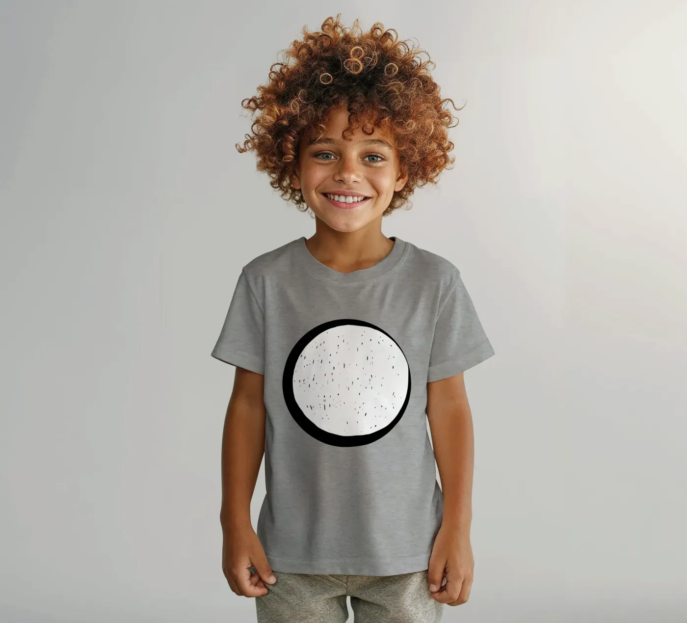 Luna t-shirt bambini da Rose Beck Art