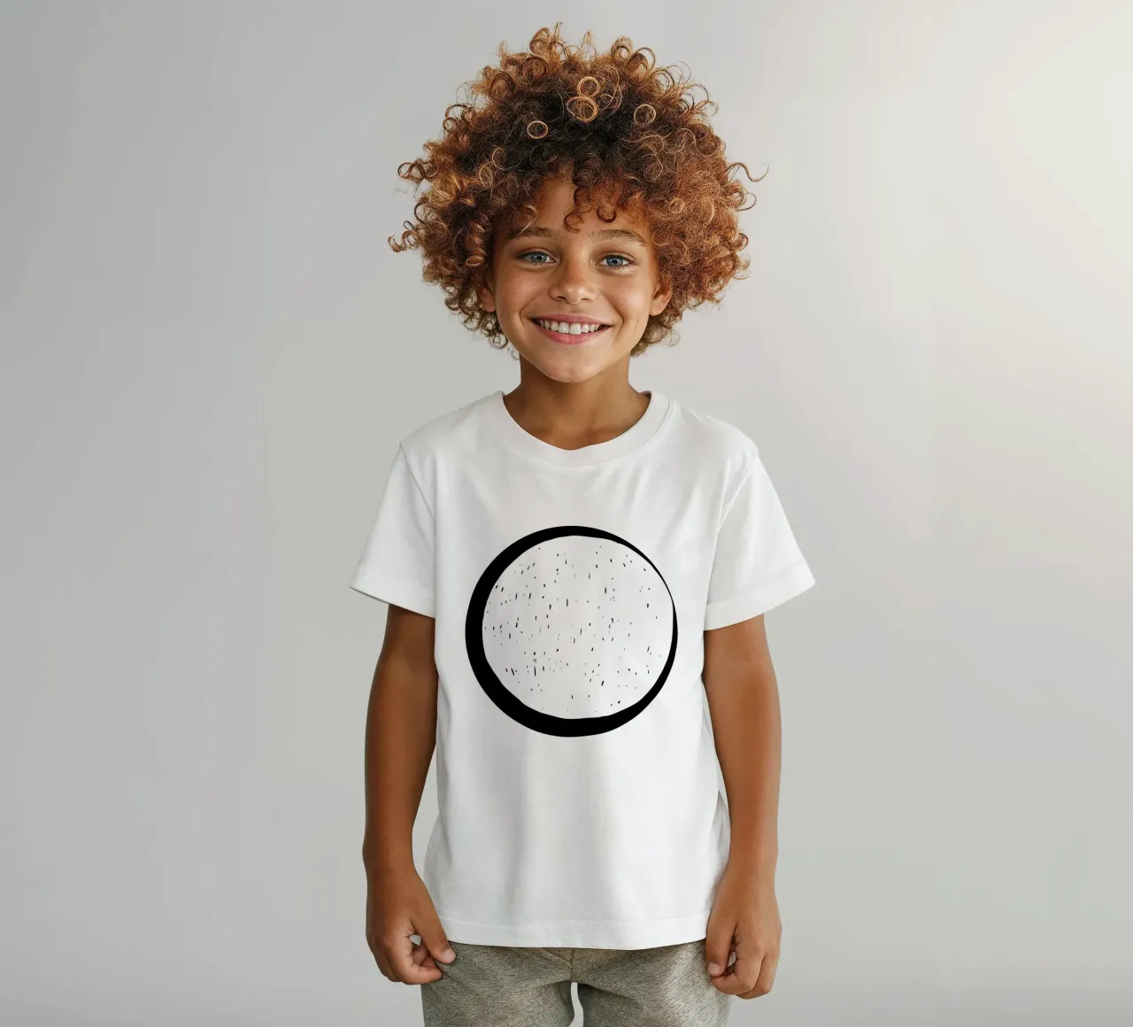 Luna t-shirt bambini da Rose Beck Art