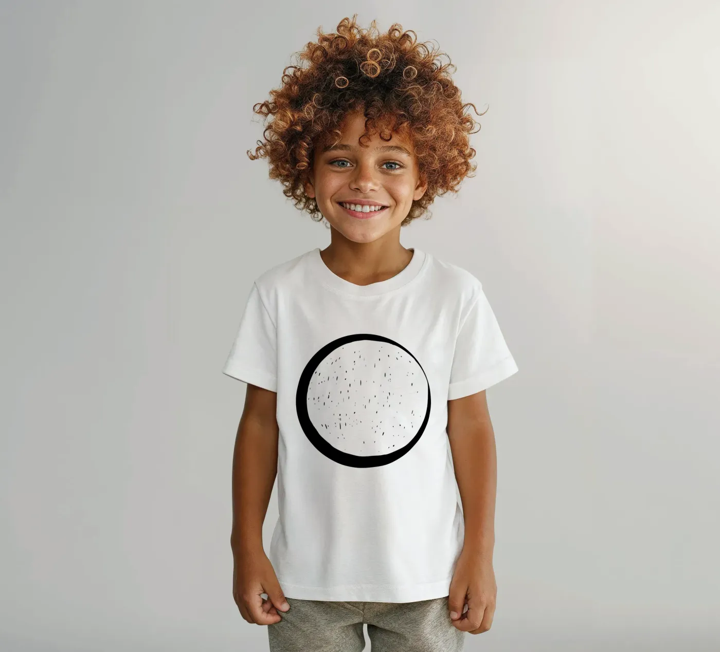 Luna t-shirt bambini da Rose Beck Art