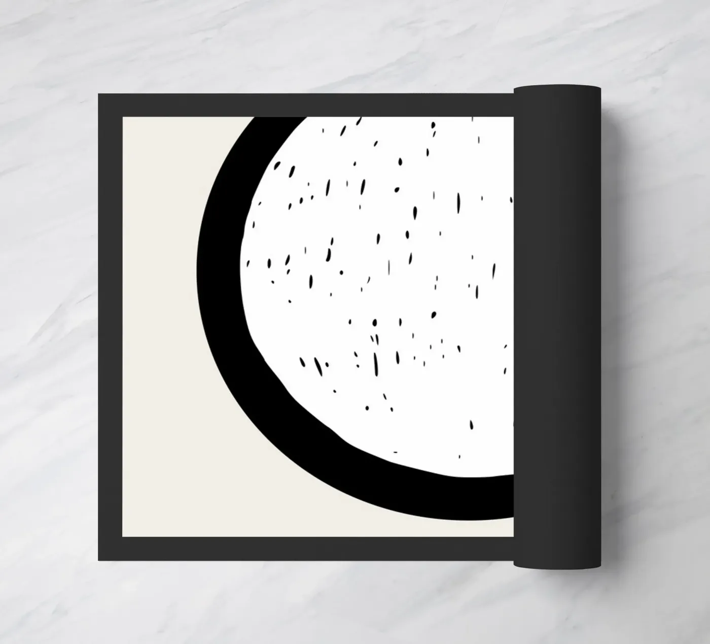 Moon Fußmatte von Rose Beck Art