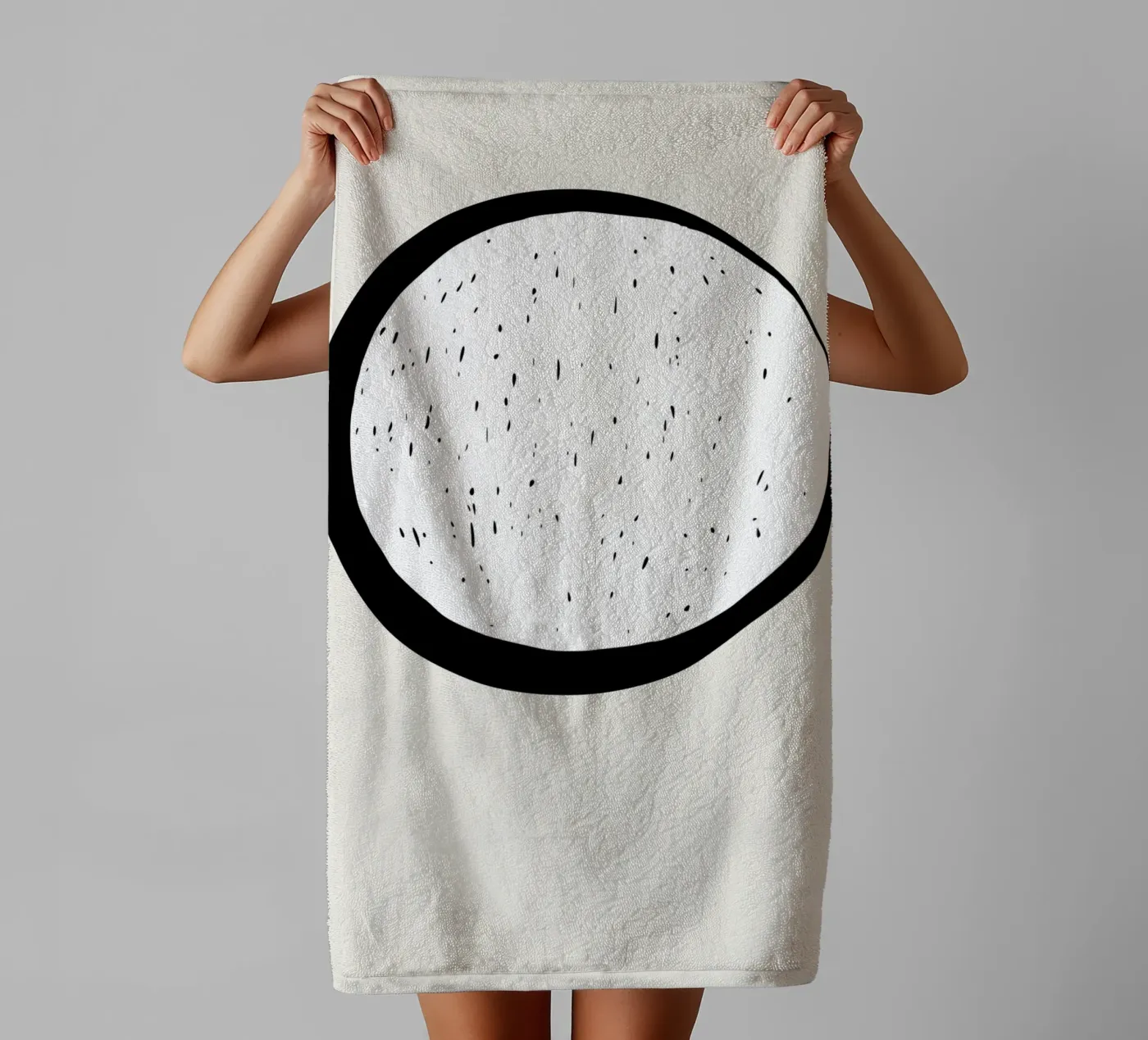 Luna asciugamano da bagno da Rose Beck Art