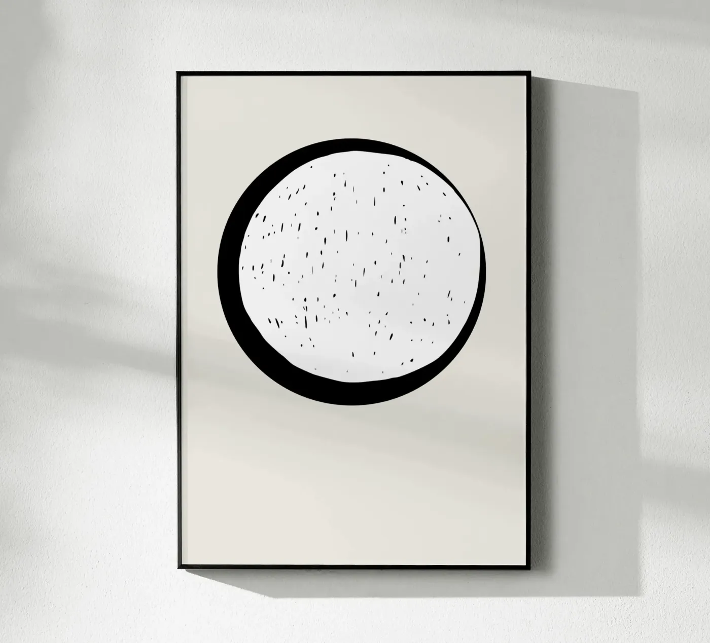 Moon Acryl-Glas von Rose Beck Art