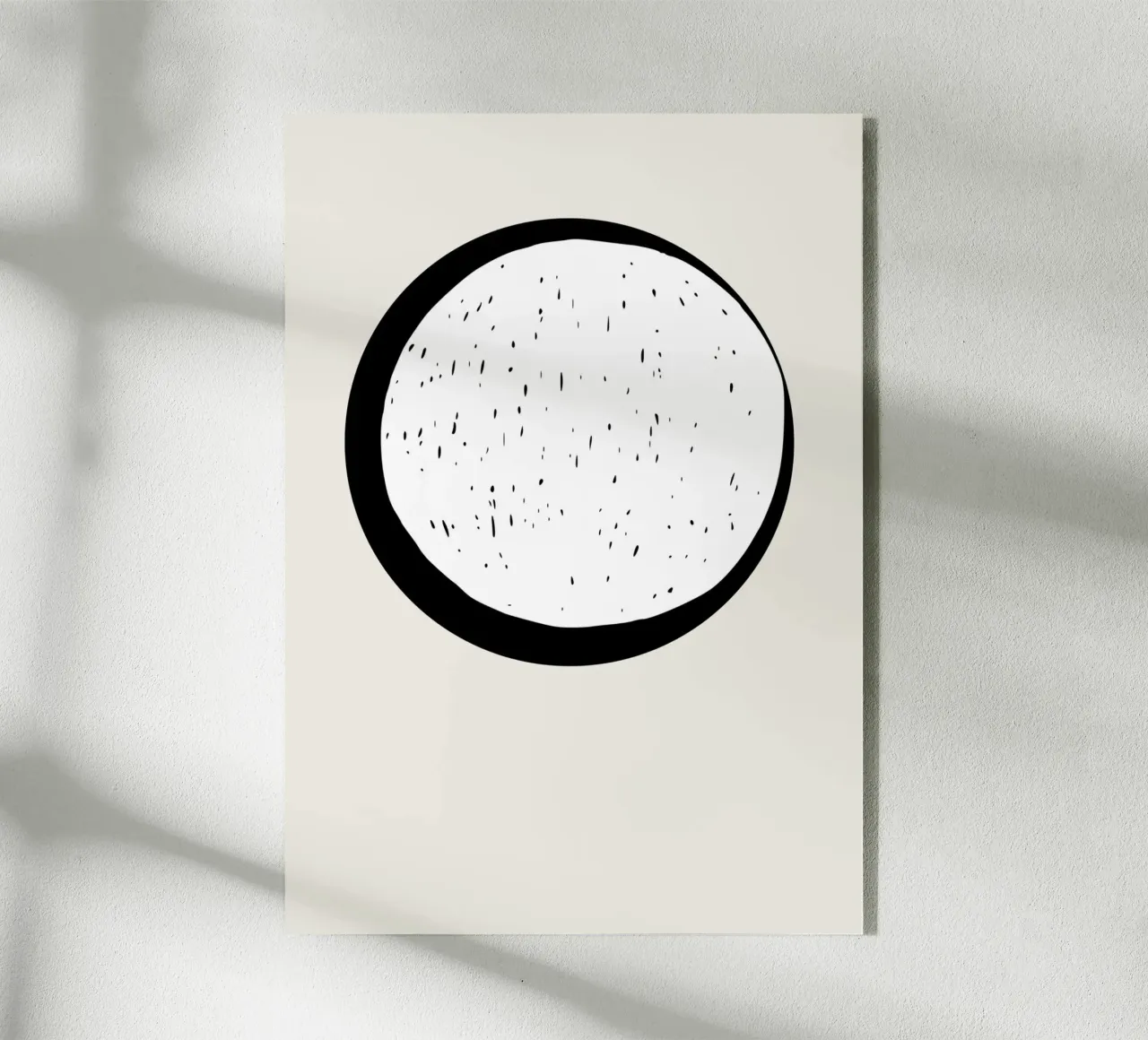 Luna plexiglass da Rose Beck Art