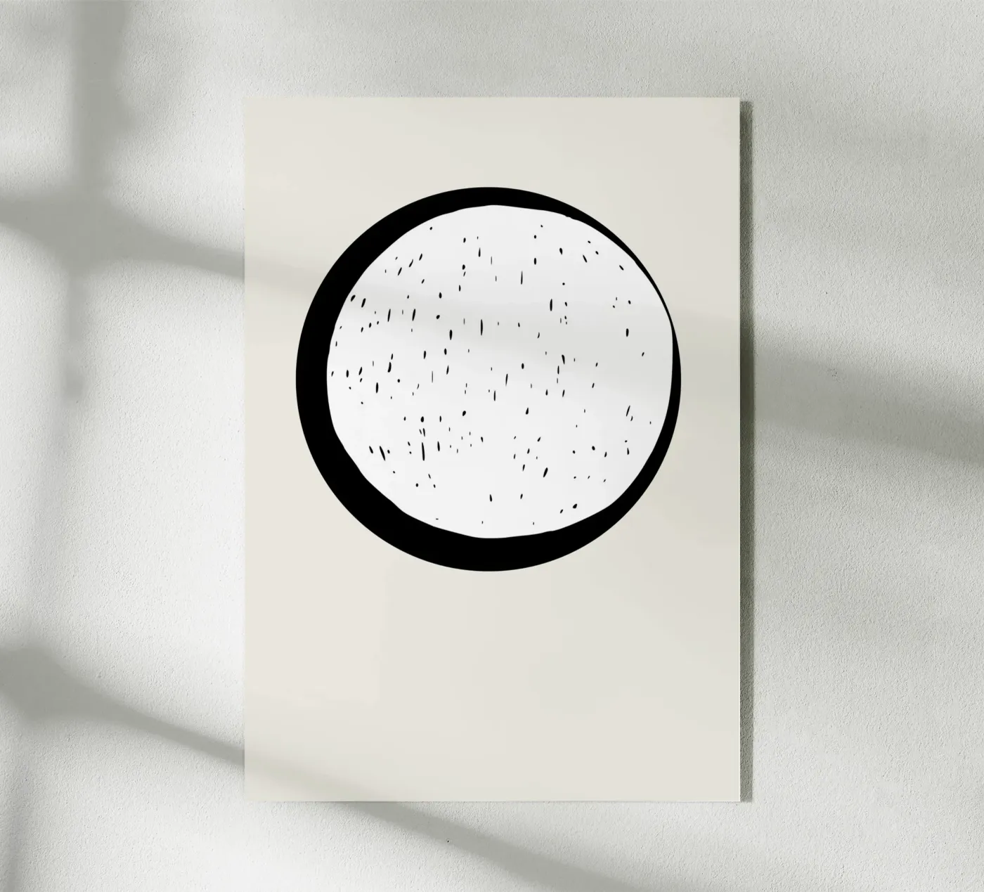 Moon Acryl-Glas von Rose Beck Art