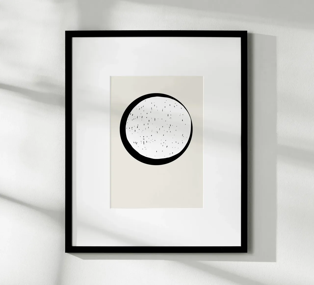 Mond Poster von Rose Beck Art