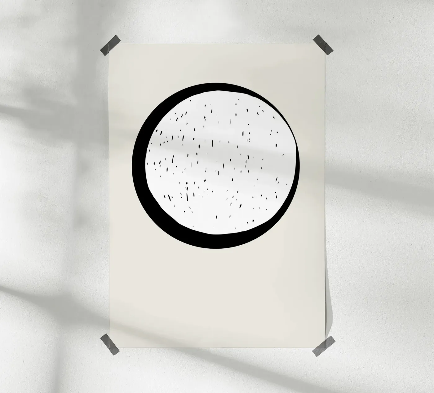 Moon poster da Rose Beck Art