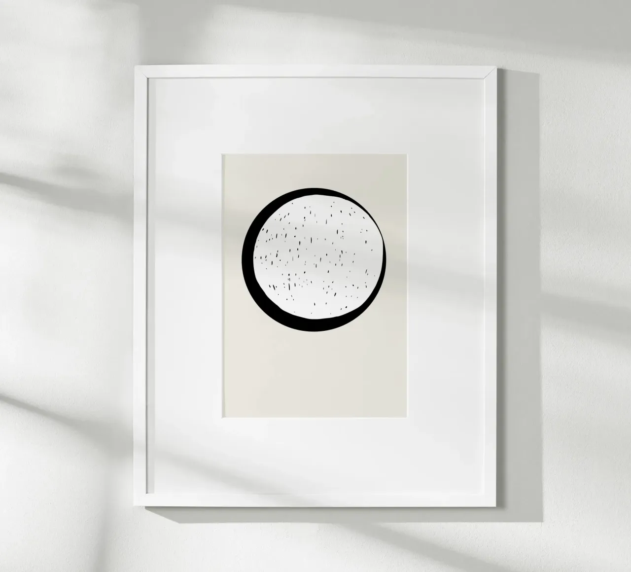 Mond Poster von Rose Beck Art