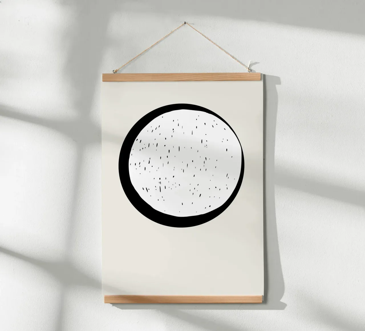 Mond Poster von Rose Beck Art