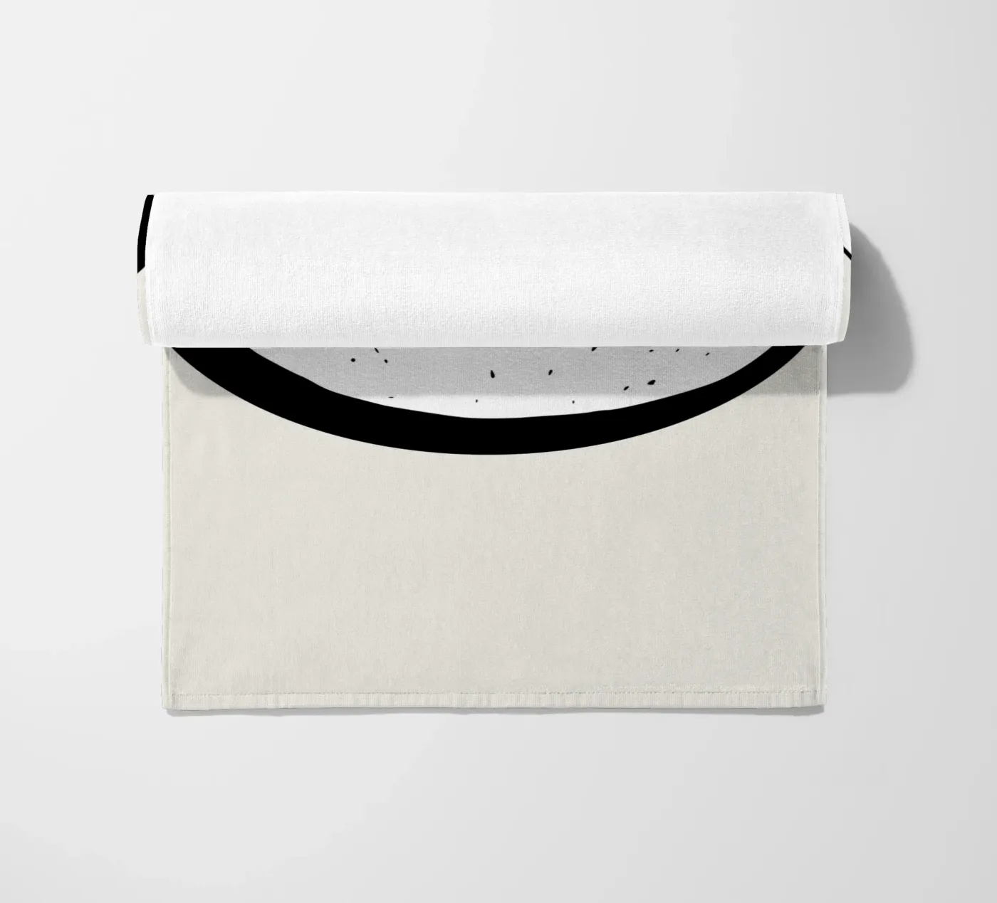 Moon beach towel by Rose Beck Art