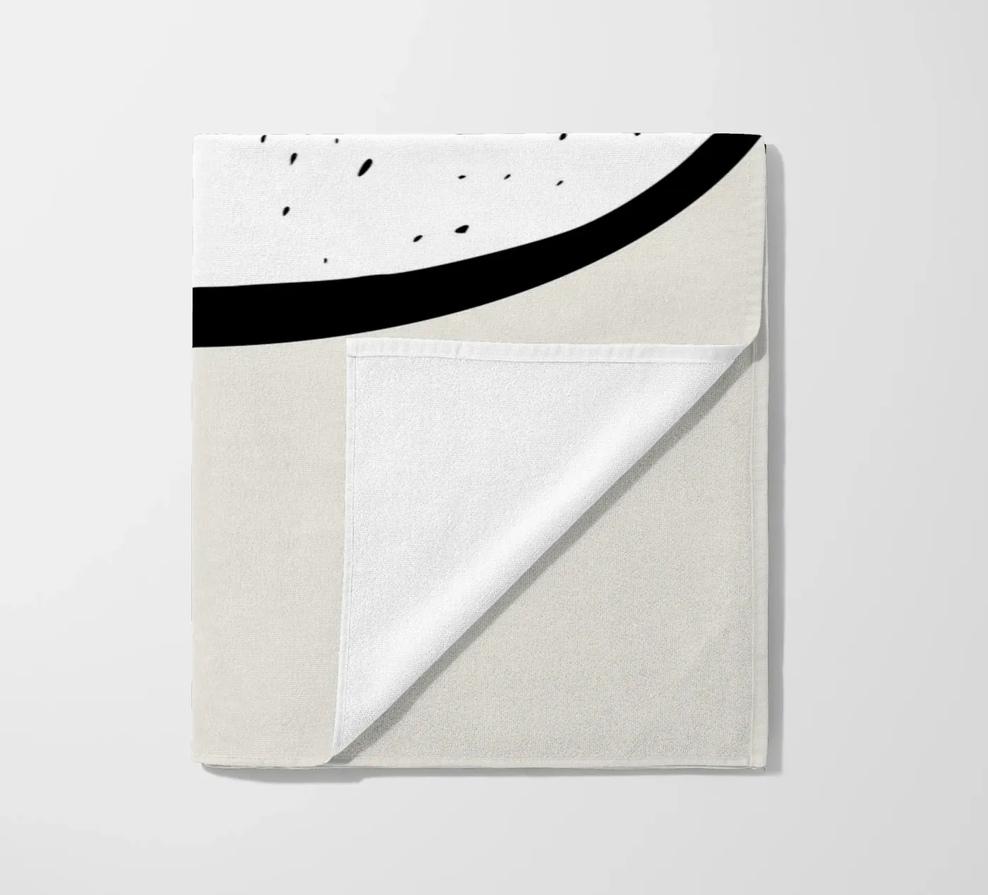 Moon beach towel by Rose Beck Art