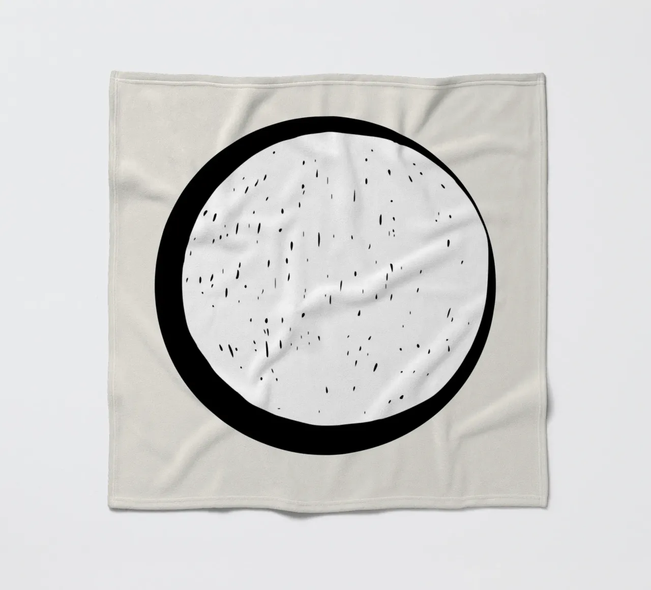 Luna coperta in pile da Rose Beck Art