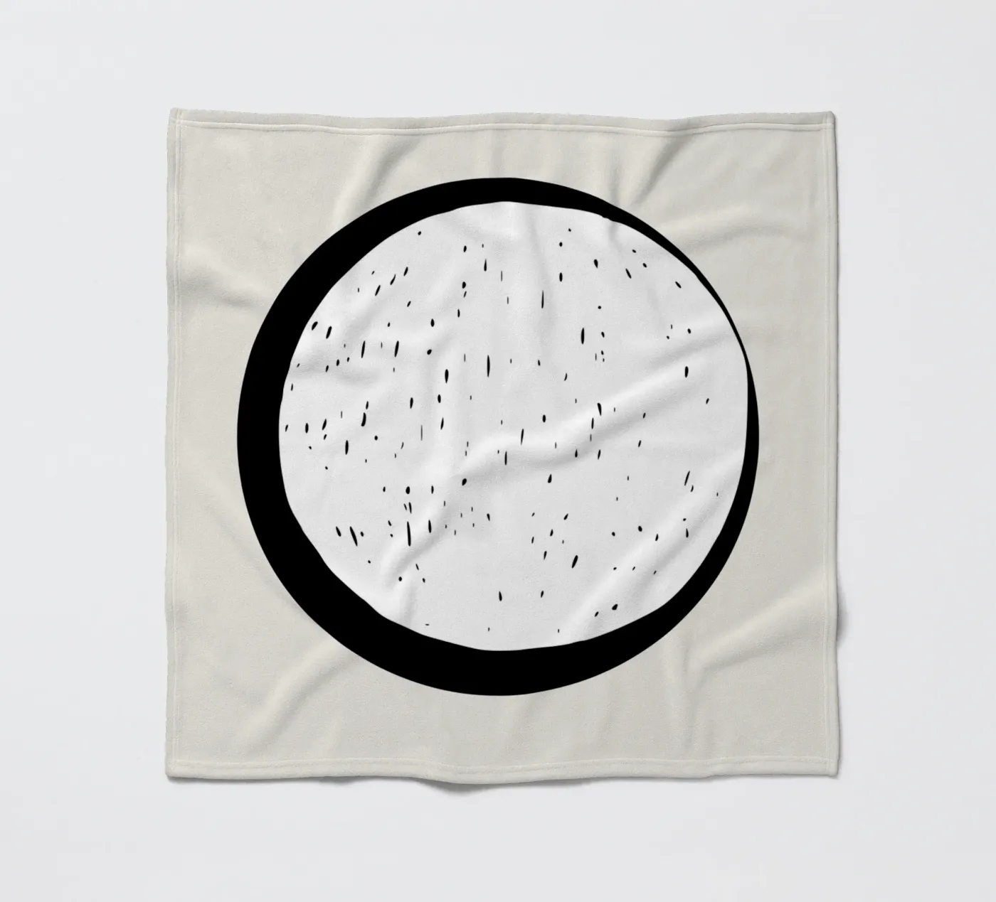 Maan fleecedeken van Rose Beck Art