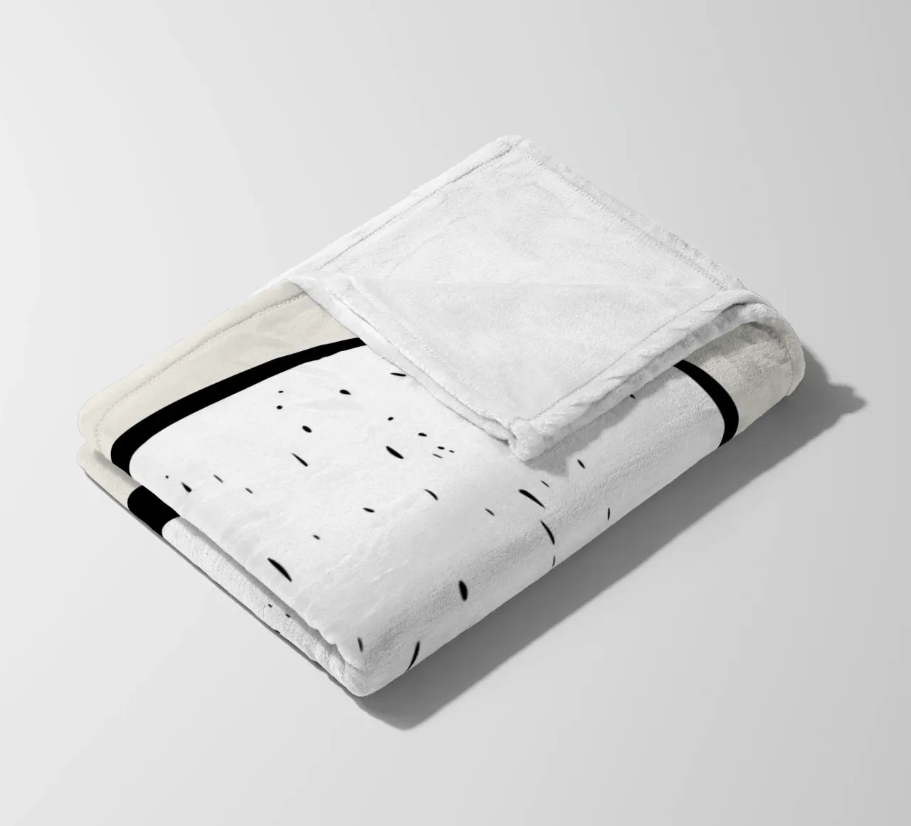 Moon fleece blanket by Rose Beck Art