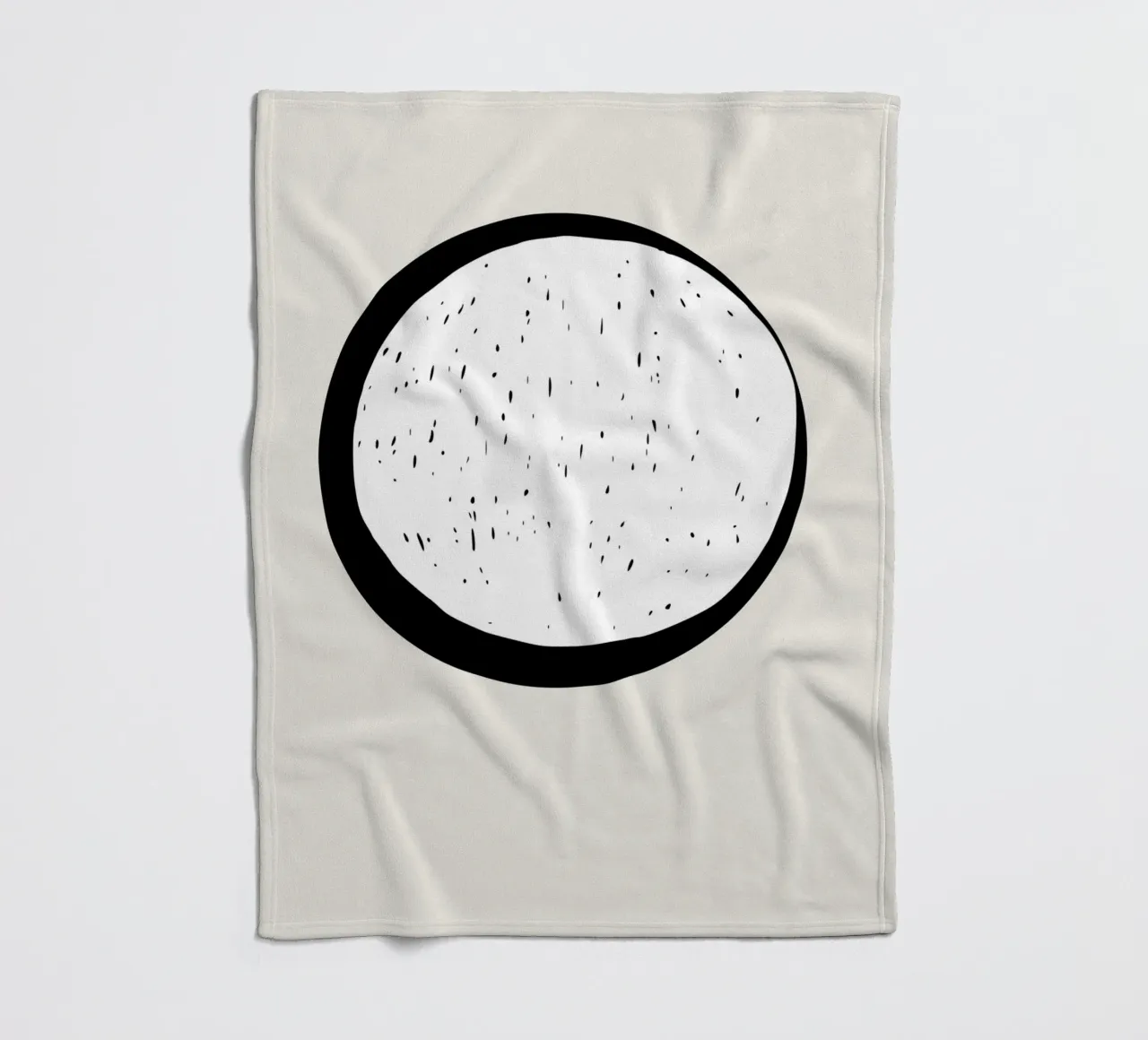 Luna coperta in pile da Rose Beck Art