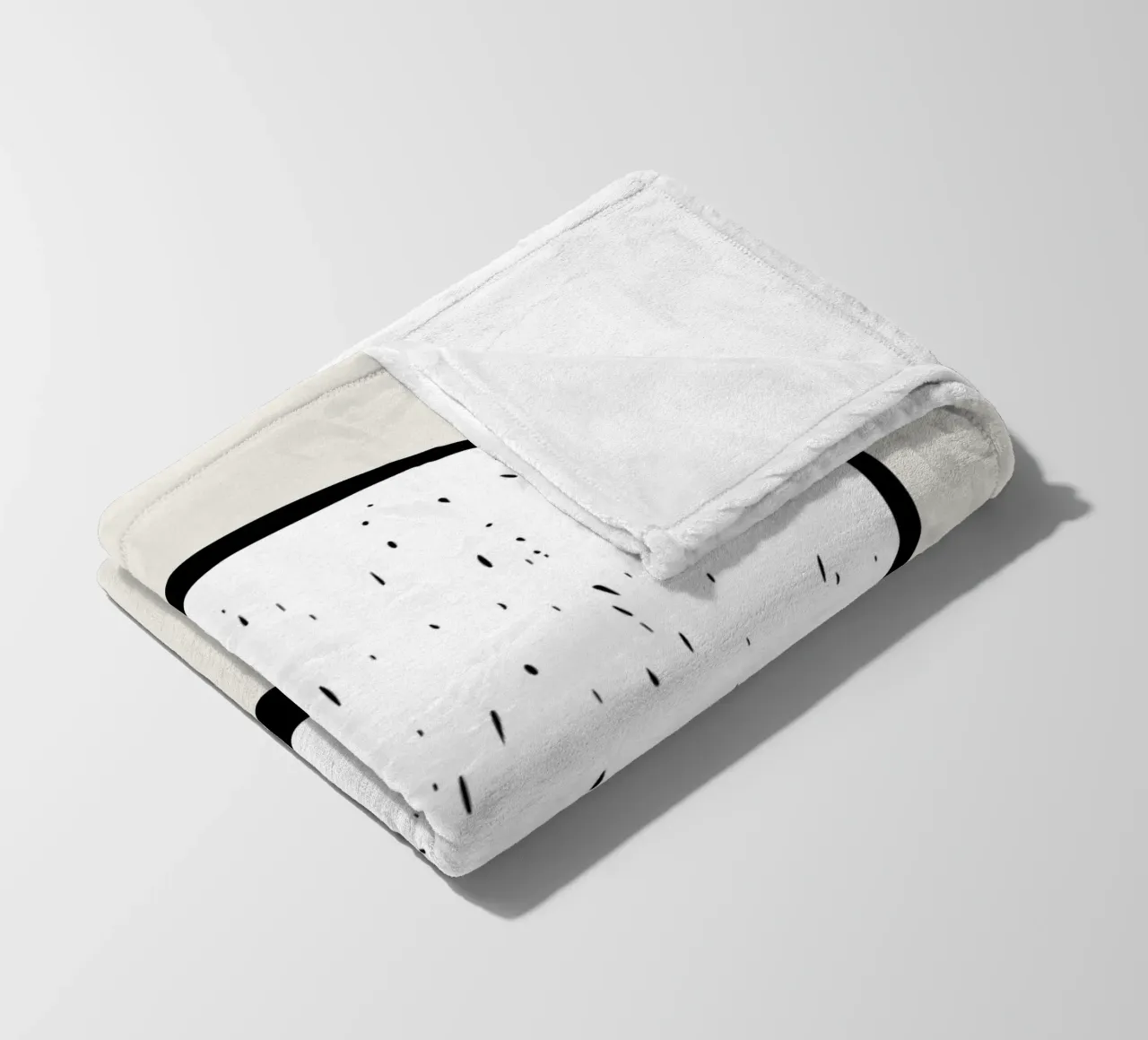 Moon fleece blanket by Rose Beck Art