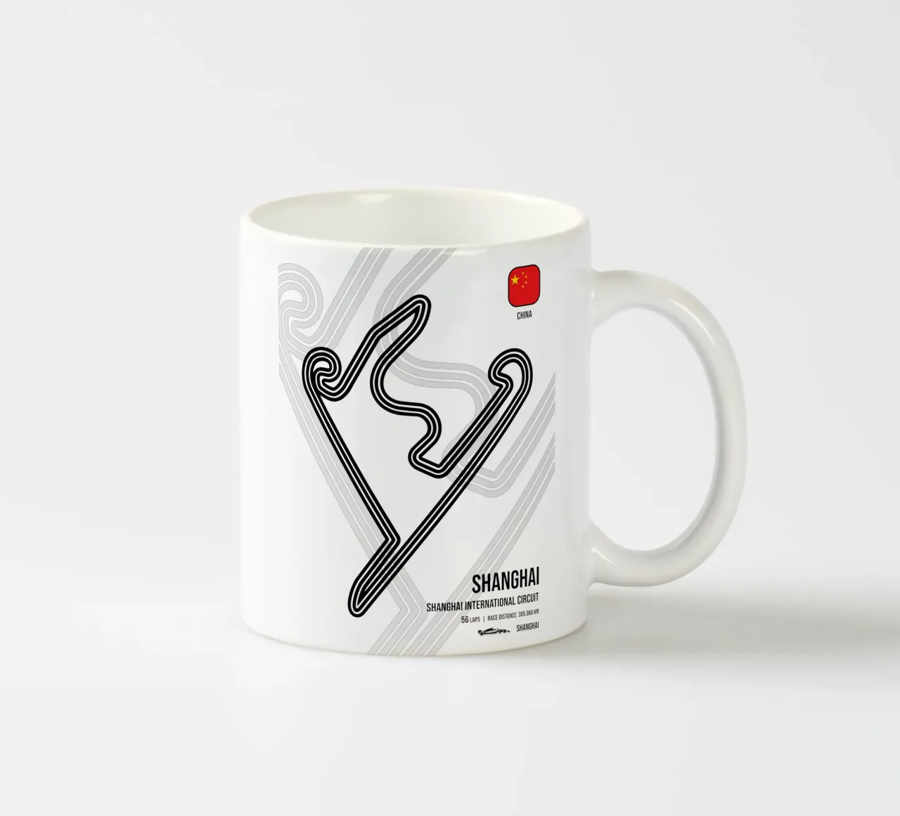 Pista di Shanghai tazza in ceramica da Mariel Toigo