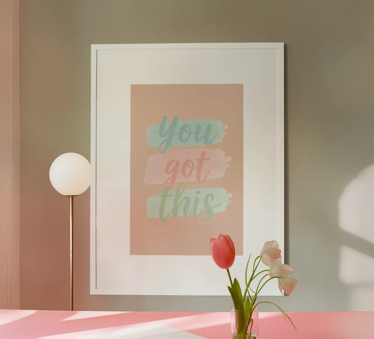 You Got This Pennellate a pastello poster da DesignDoodle