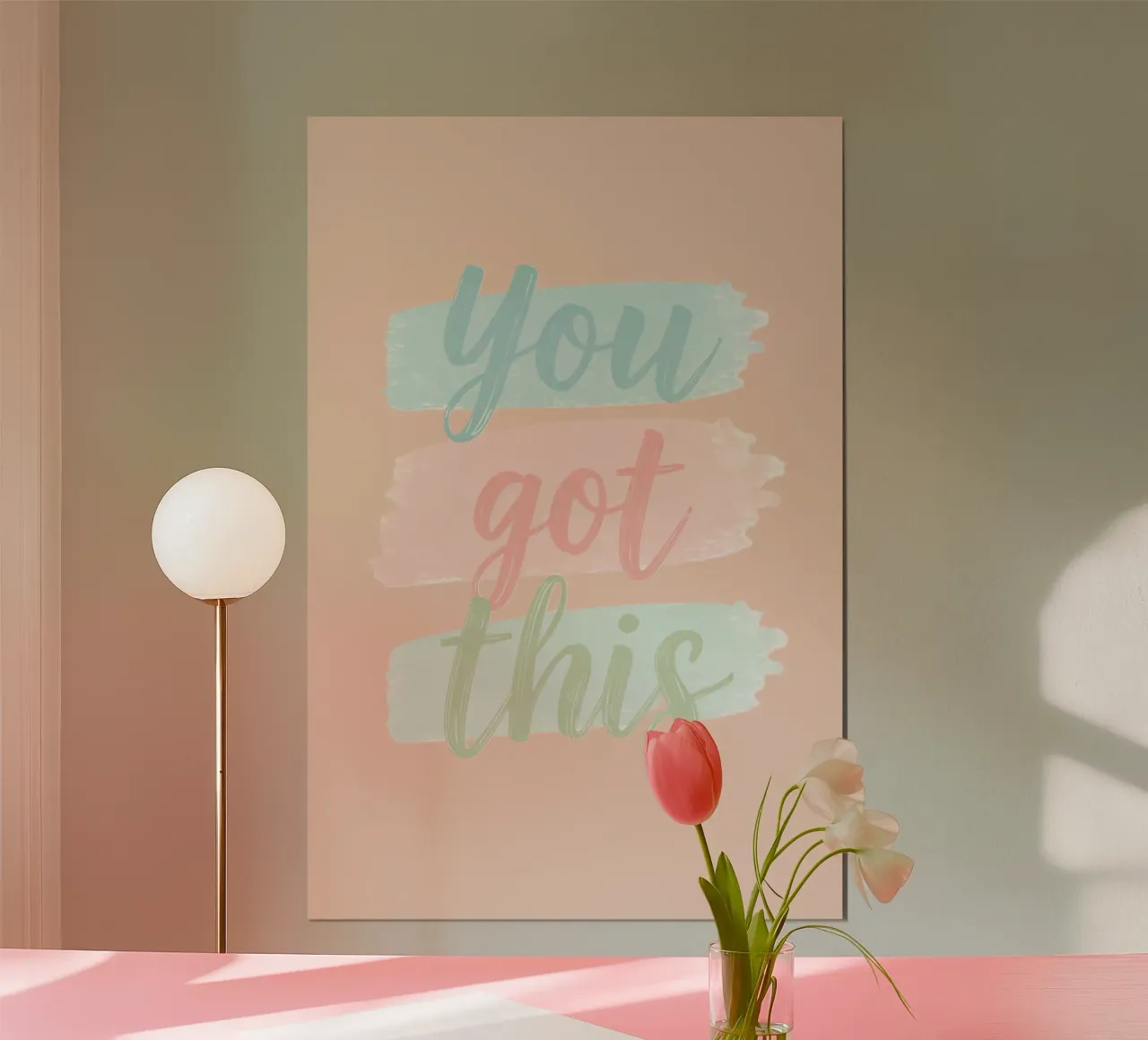 You Got This Pennellate a pastello poster da DesignDoodle