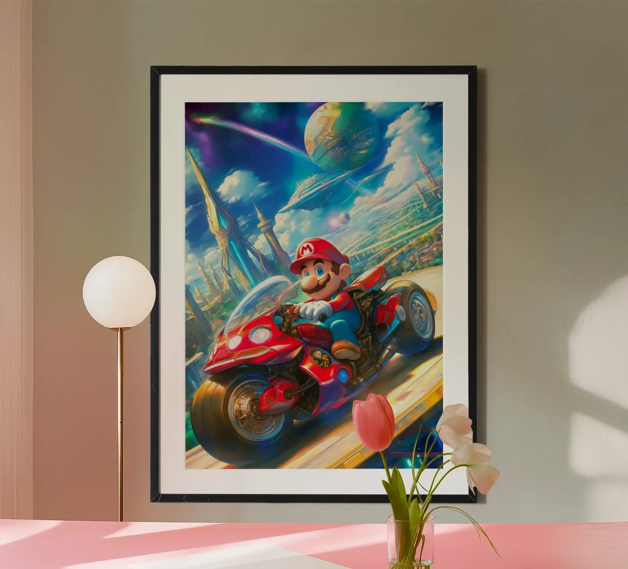Super Mario vs Bowser poster da Stellar Creative