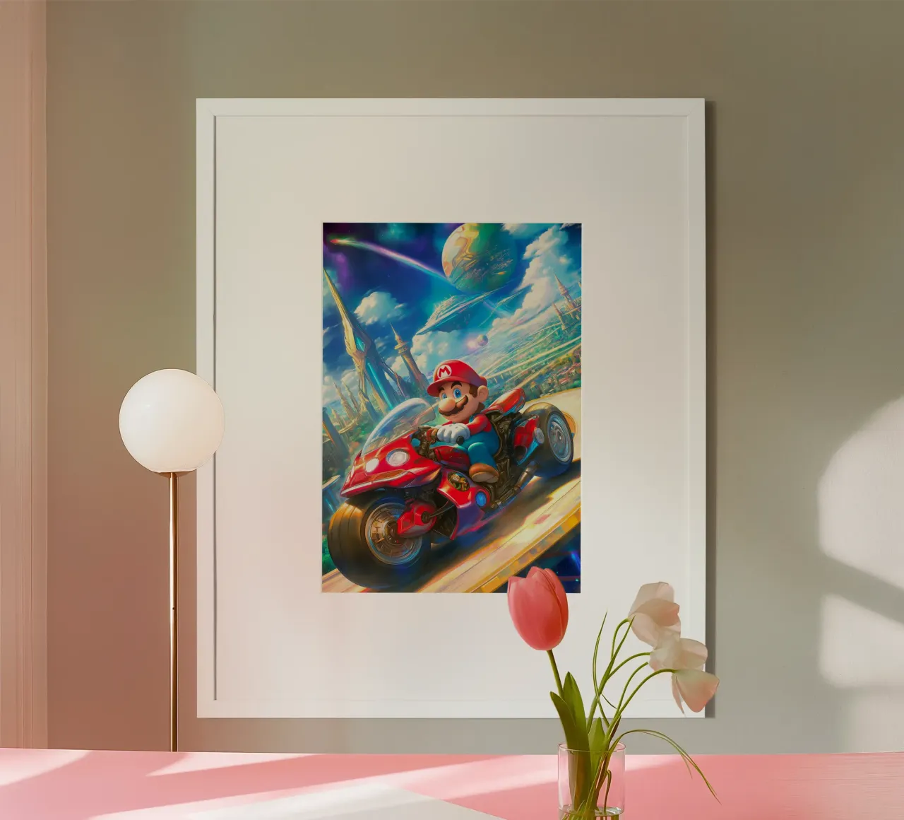 Super Mario vs Bowser poster da Stellar Creative