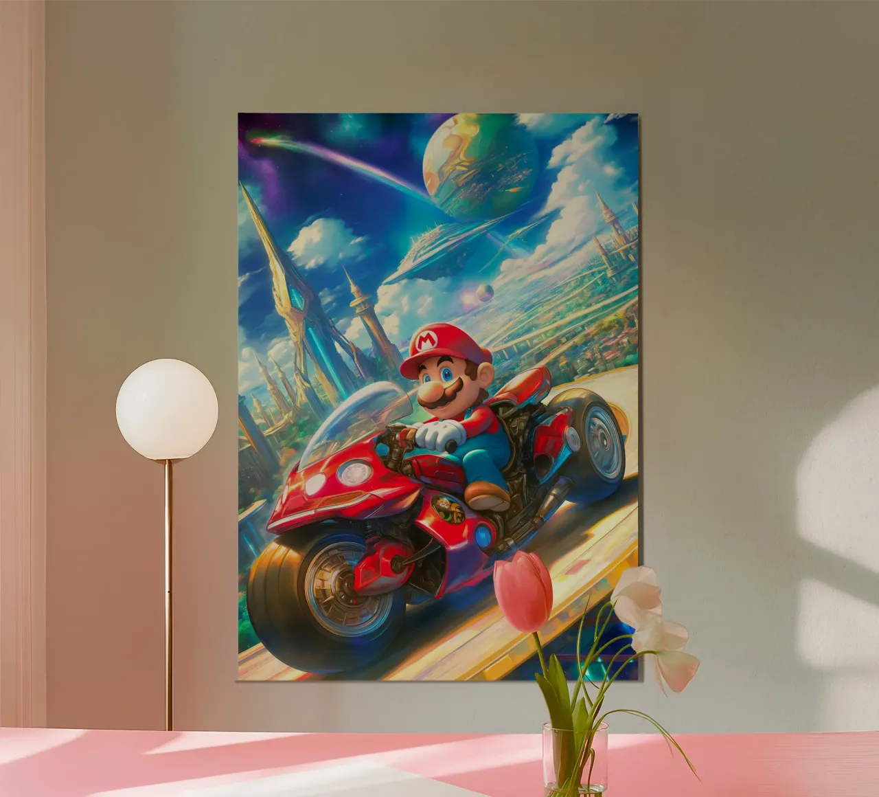 Super Mario vs Bowser poster da Stellar Creative
