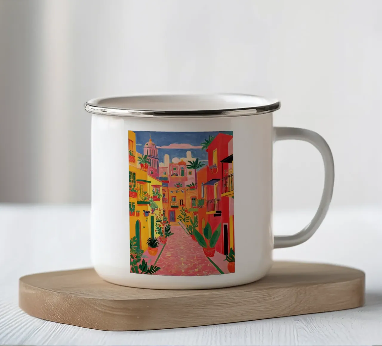 Fiesta de Colores tazza in smalto da Studio Sori