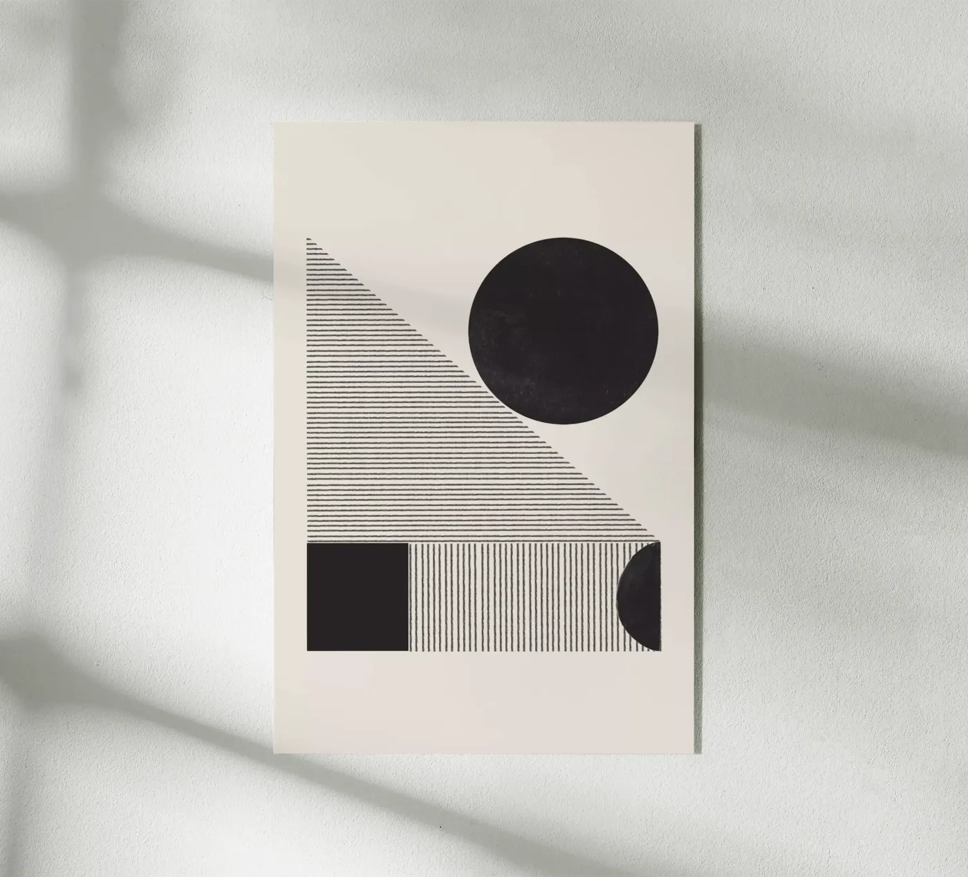 Composition IX Acryl-Glas von The Miuus Studio