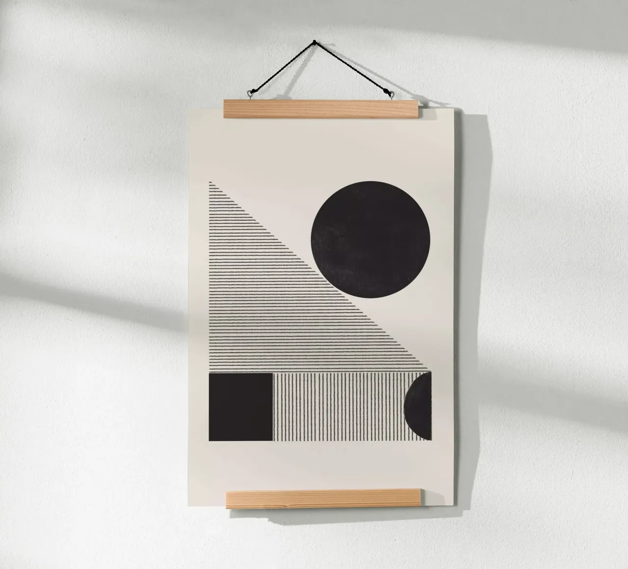 Composition IX poster by The Miuus Studio