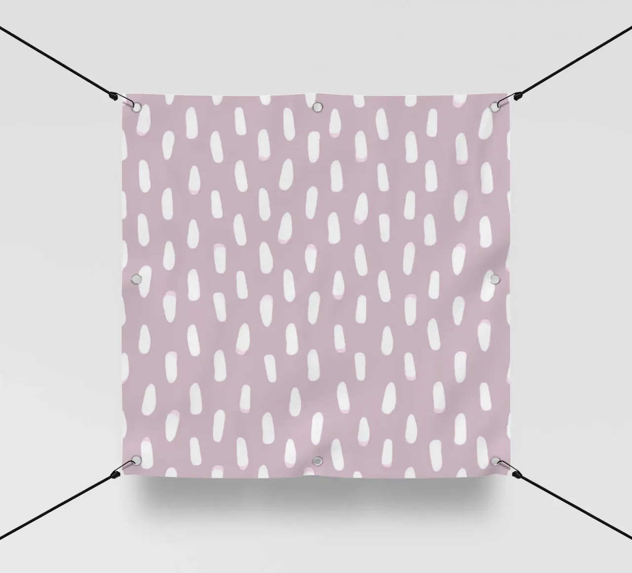 Pennello con linee bianche disegnate a mano telo in pvc da gulsengunel