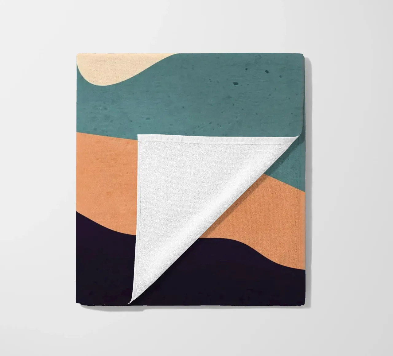 Paesaggio d'arte astratta minimale 19 telo mare da ThingDesign