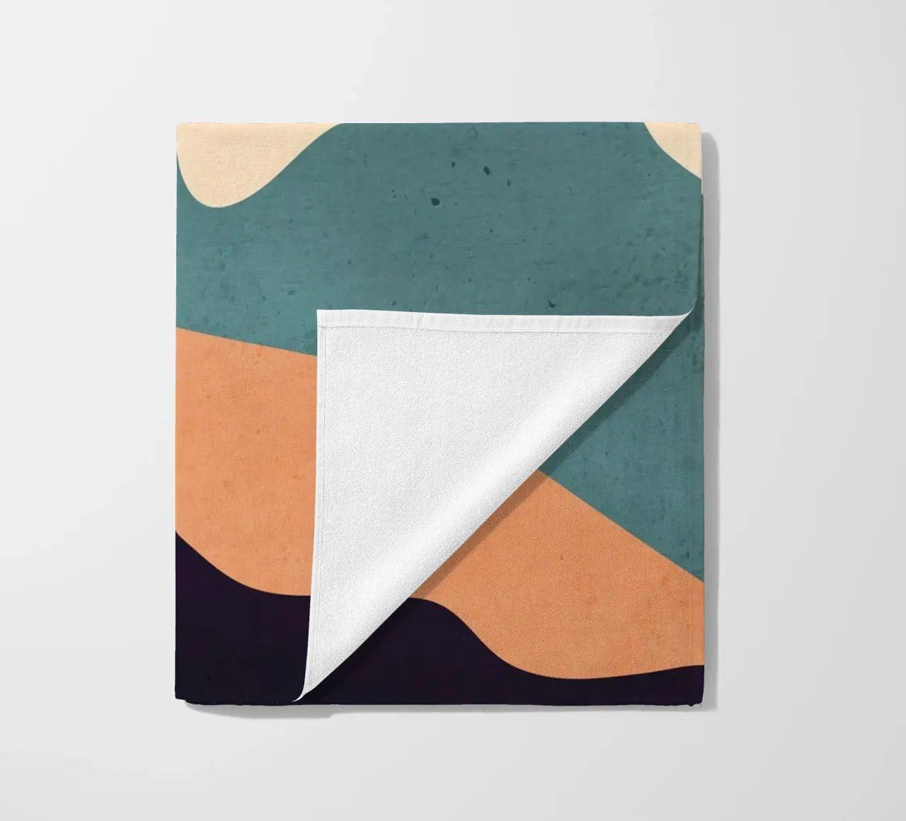 Paesaggio d'arte astratta minimale 19 telo mare da ThingDesign
