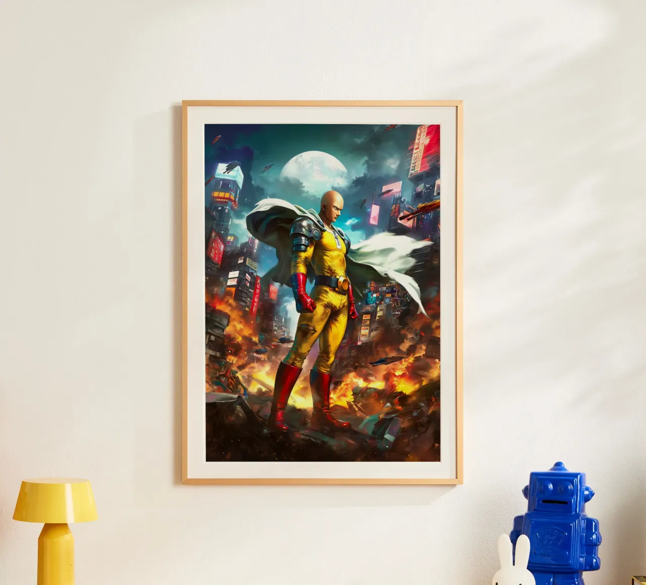 Saitama One Punch Man poster da Fleur de Lys
