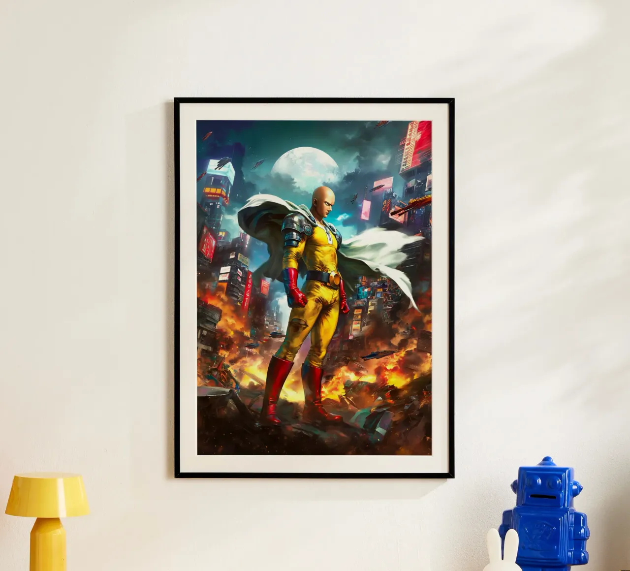 Saitama One Punch Man poster da Fleur de Lys