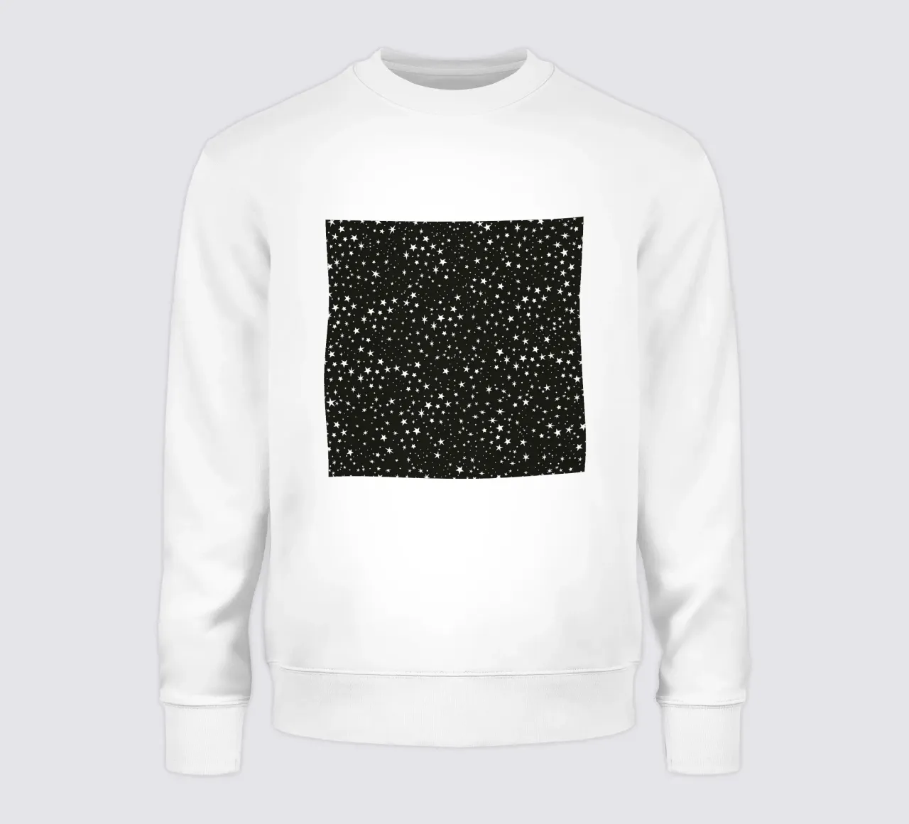 Cielo notturno con simpatiche stelle disegnate a mano felpa da gulsengunel