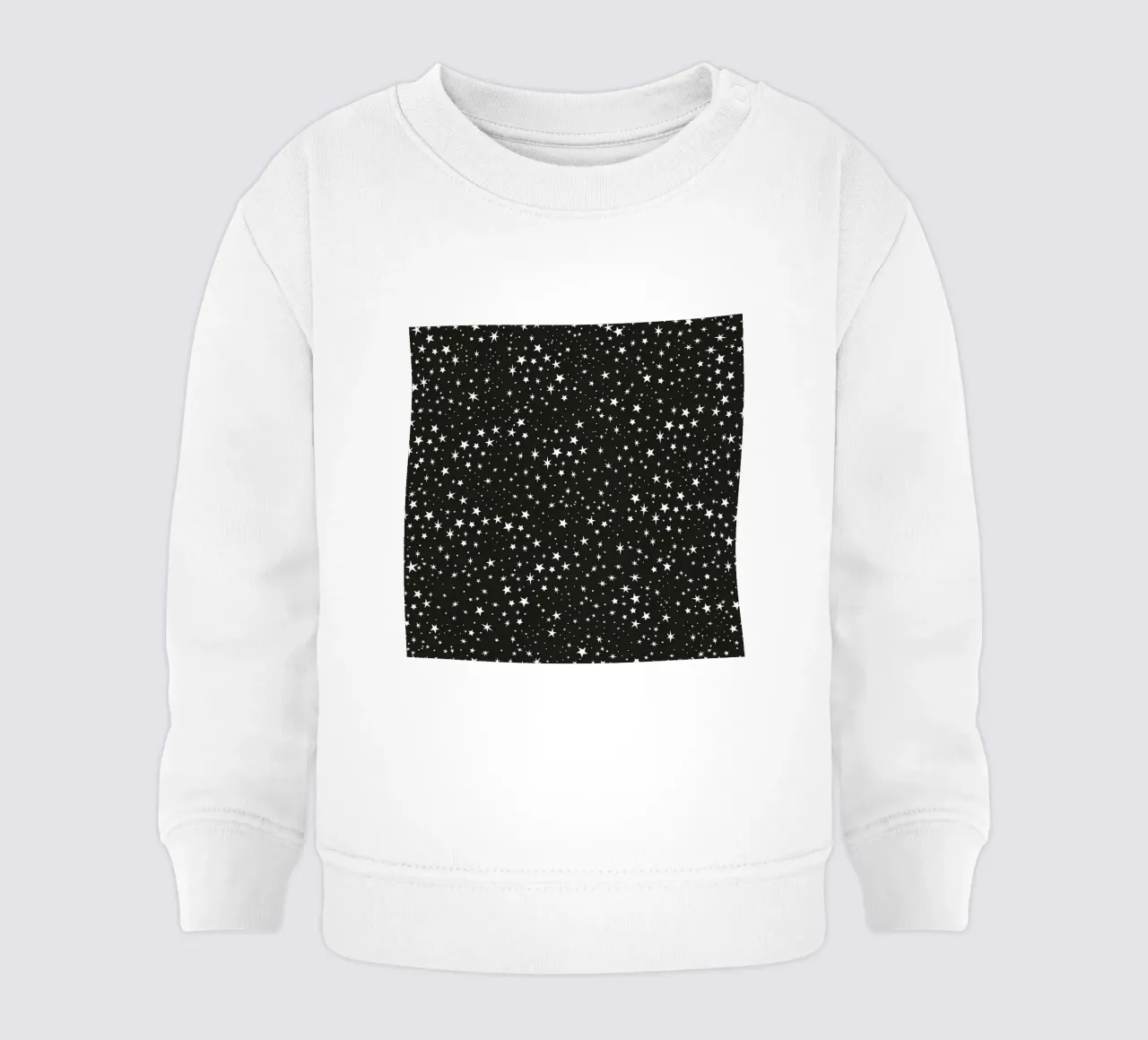 Cielo notturno con simpatiche stelle disegnate a mano felpa neonato da gulsengunel