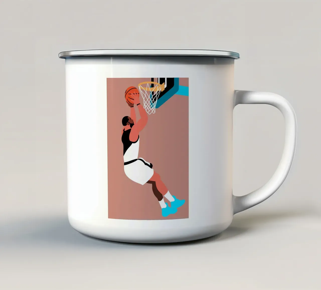 Pallacanestro tazza in smalto da Stellar Creative