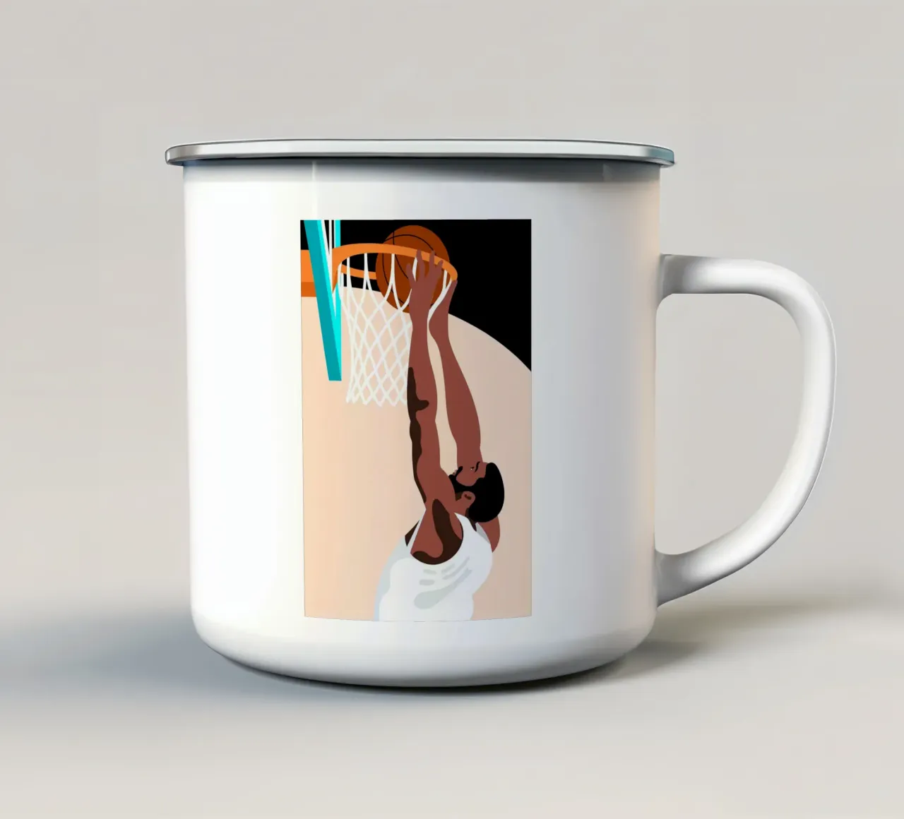 Pallacanestro tazza in smalto da Stellar Creative