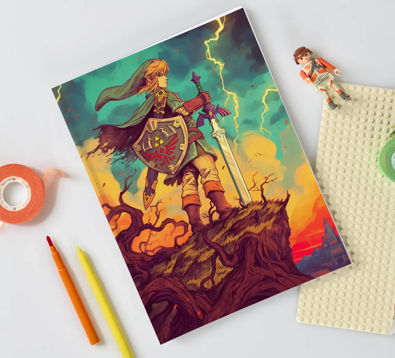 Link Legend of Zelda notebook by Fleur de Lys